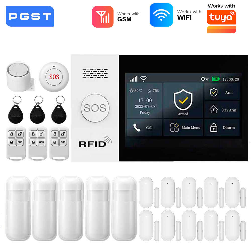 Home Automation Kit - 2.4G WIFI Smart GSM Alarmsysteem Werkt