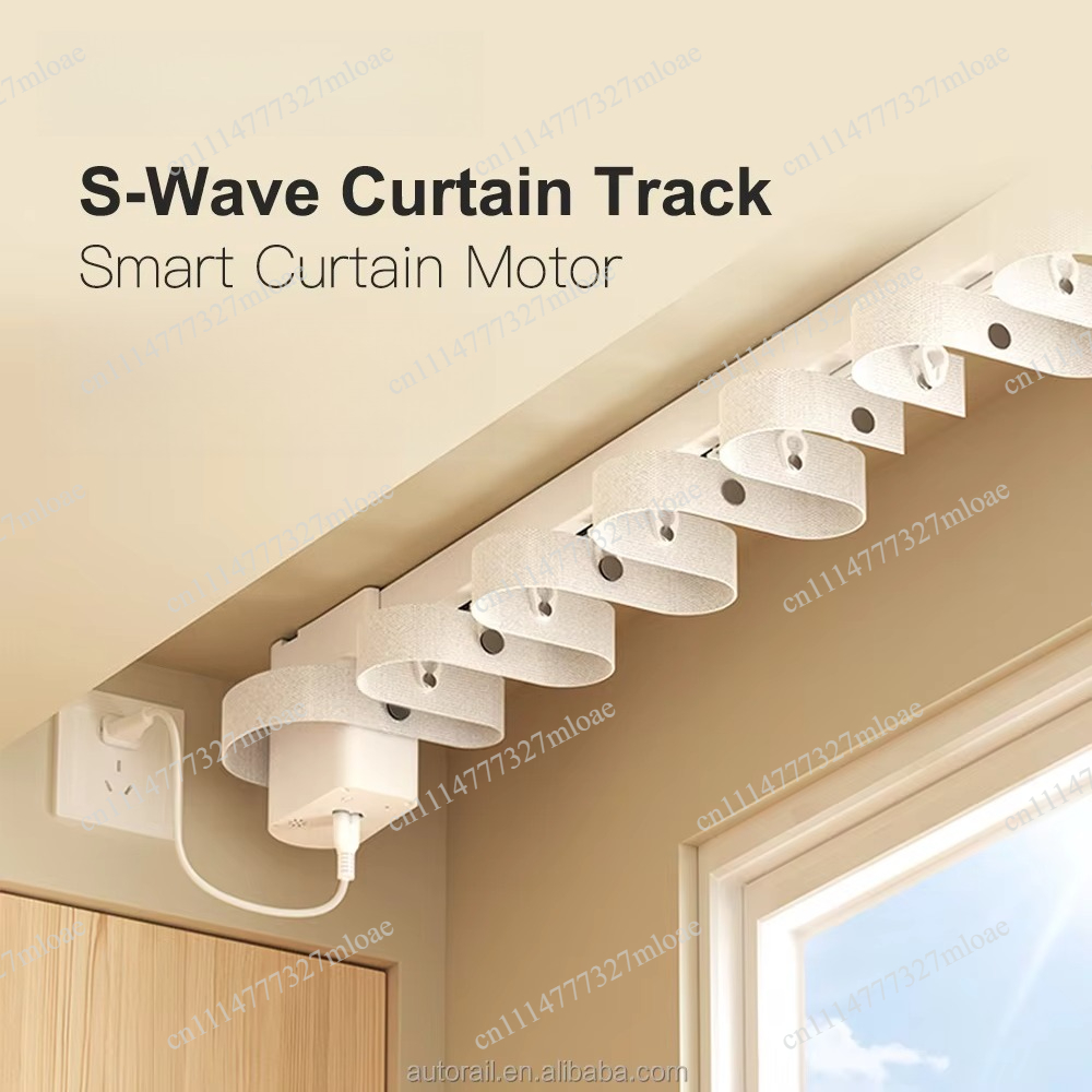 Curtain Motor - Complete verborgen rail en gemotoriseerde vouwbare