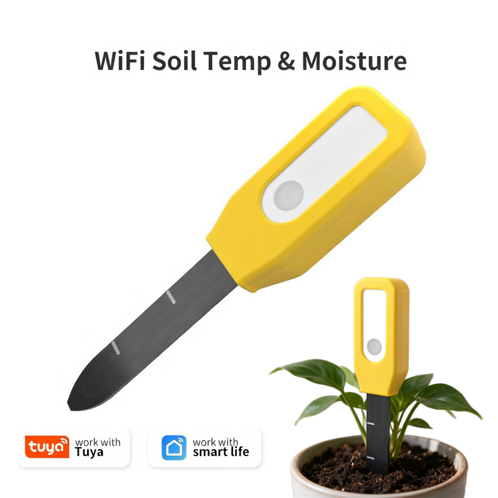 Home Automation Kit - YFK Tuya WiFi Bodemtemperatuur- en vochtigheidssensor