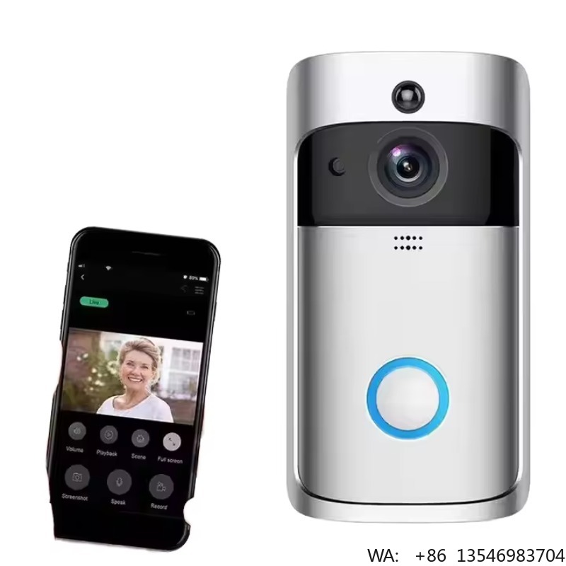 Smart Home Video Doorbell App - V5 Smart Draadloze WiFi Flip Design