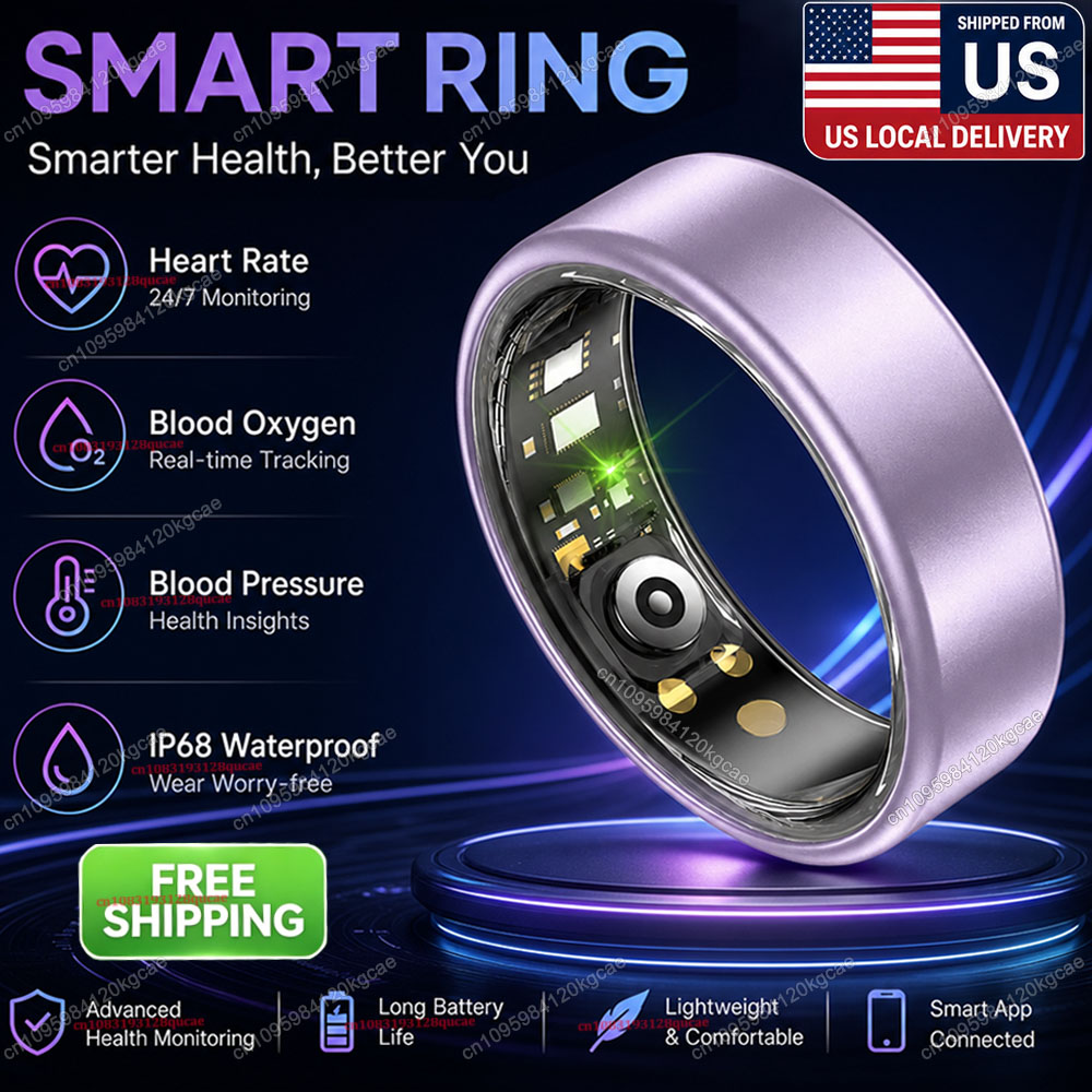 Smart Home Trainer - Slimme Ring Hartslag Bloedzuurstof Slaap Tracker