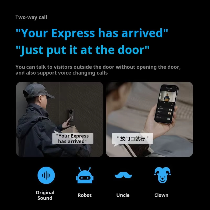 Smart Home Video Doorbell App - Aqara Smart Video Deurbel G4 1080P