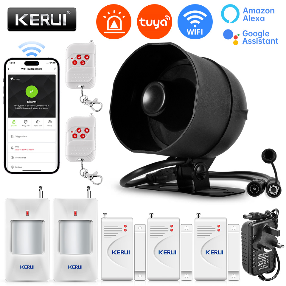 Home Automation Kit - CORINA 120db Sirene Alarmsysteem WiFi Tuya