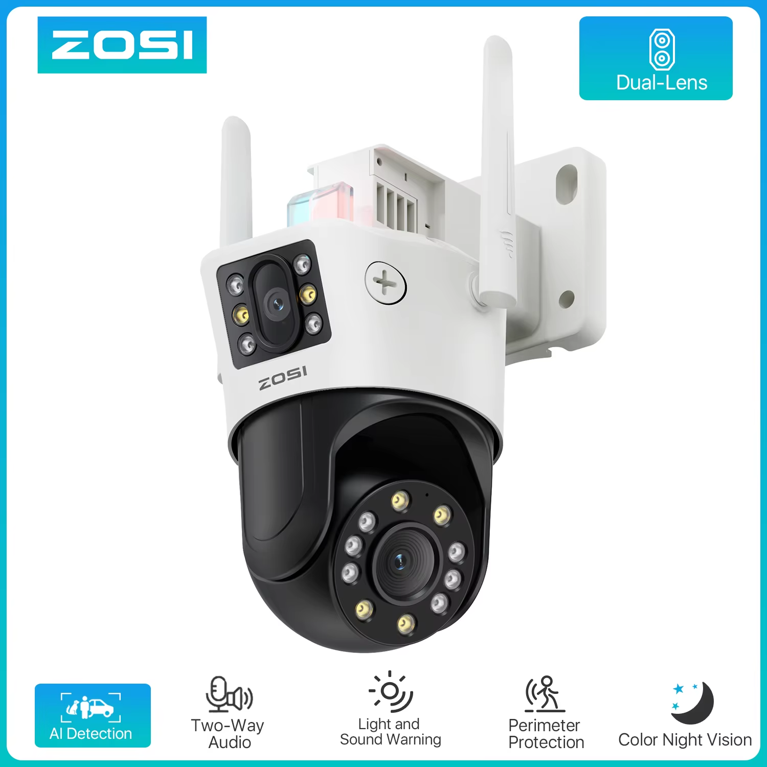 Smart Home Imou - ZOSI C298 Max 4K 8MP Dual-Lens