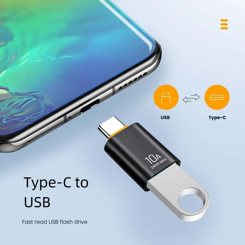 Smart Home Xiaomi - 10A OTG USB naar Type C-adapter