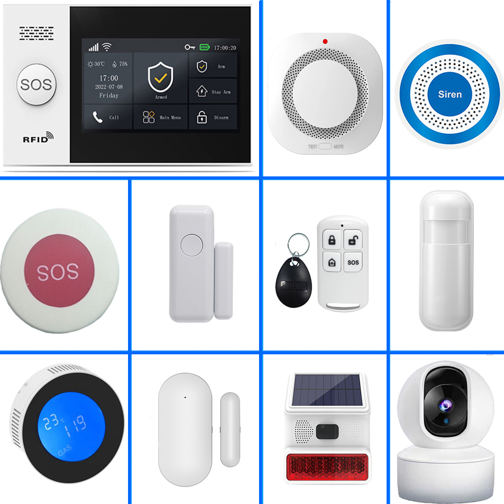 Home Automation Kit - PGST 4G Tuya Smart Home Alarmsysteem,