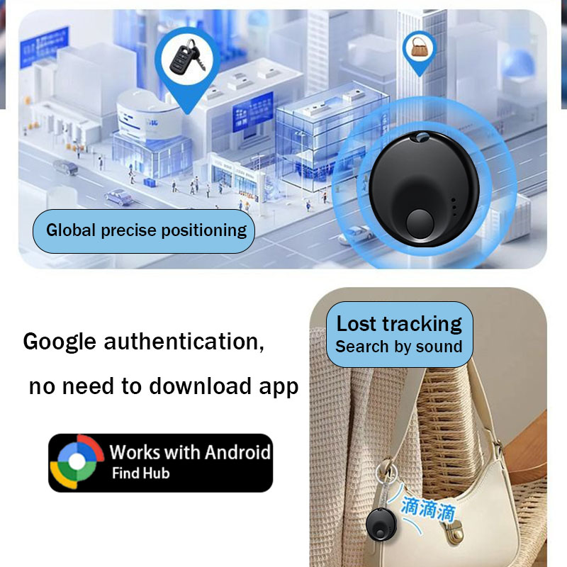 Smart Home Xiaomi Hub - Mini anti-verlies tag voor Android-telefoons, werkt