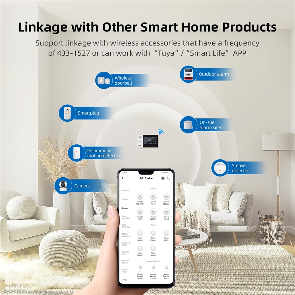 2.4G WIFI Smart GSM Alarmsyste - Home Automation Kit recensie en prijs