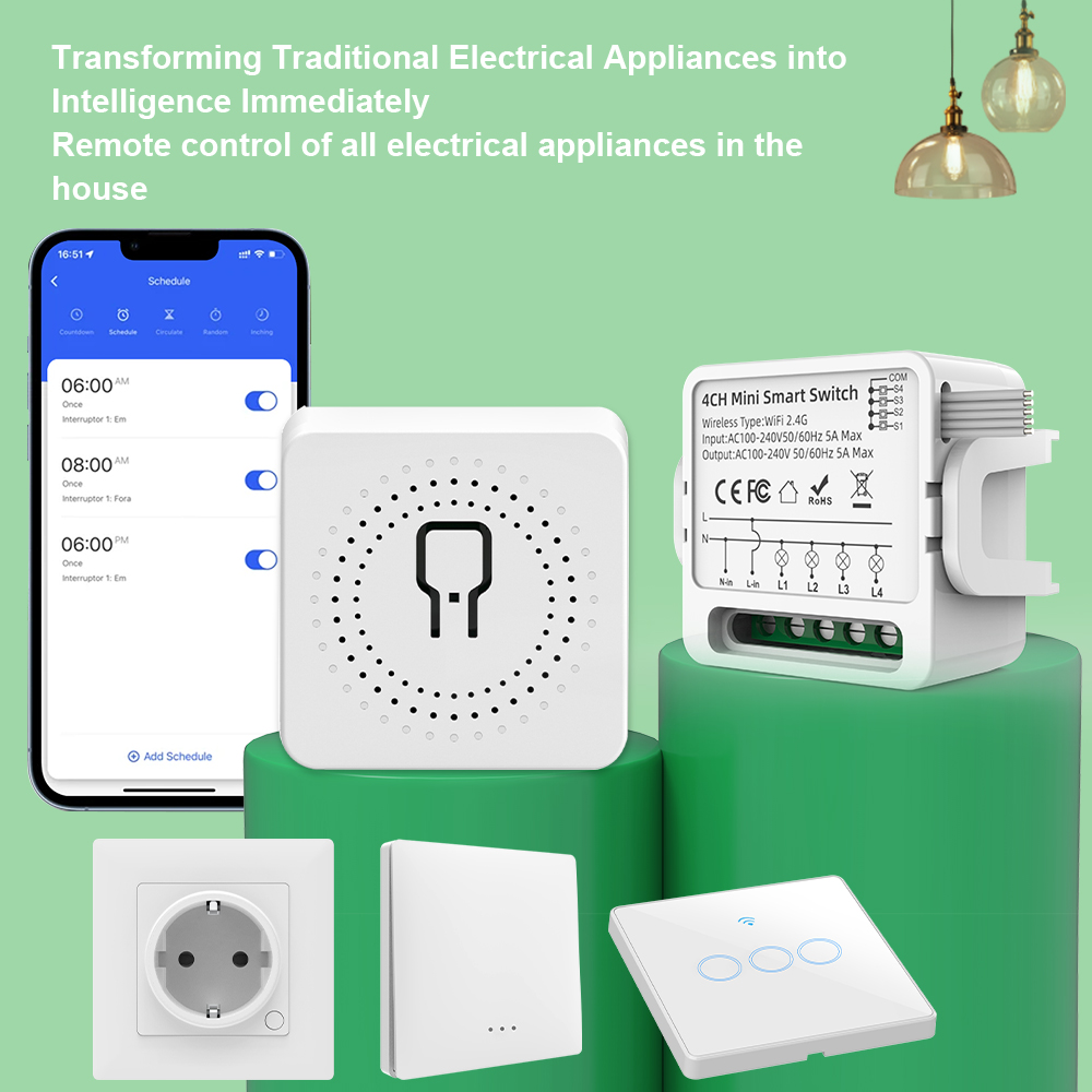 Tuya WiFi Smart Switch 1/2/3/4 - Smart Home Life recensie en prijs