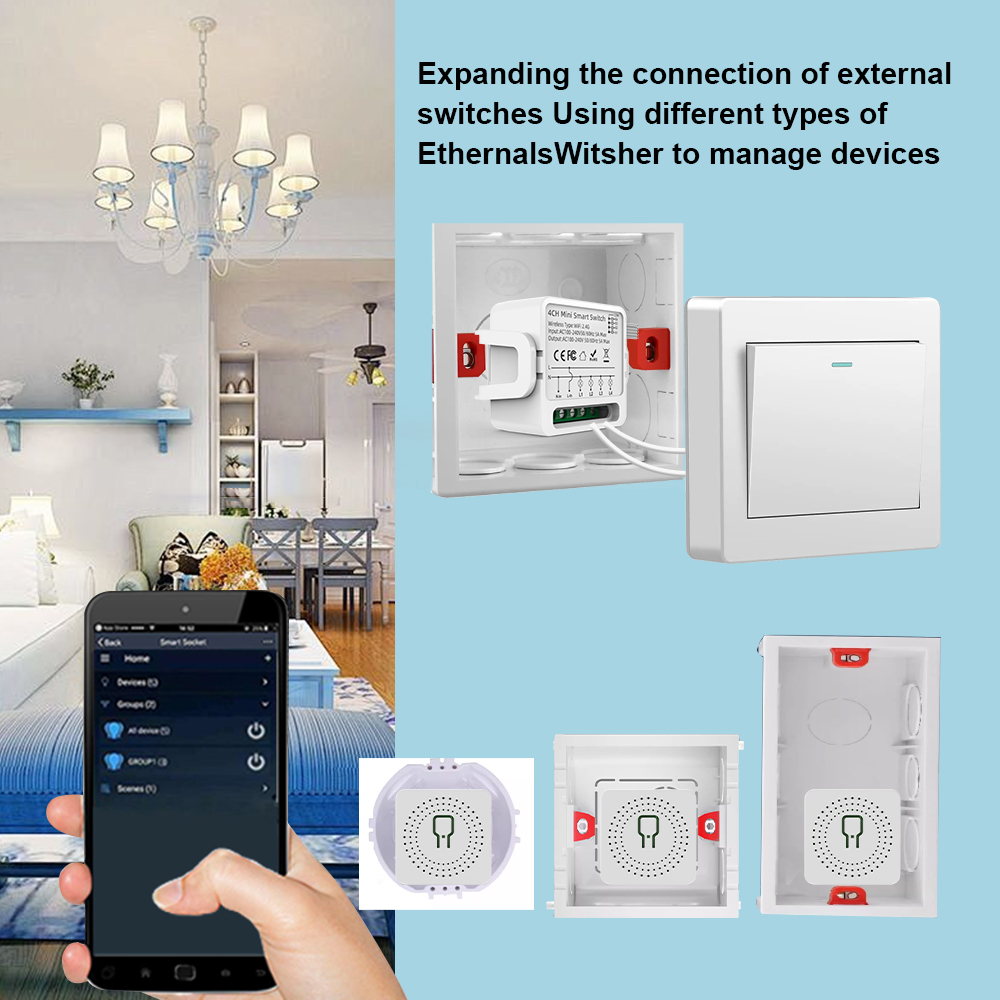 Tuya WiFi Smart Switch 1/2/3/4 - Smart Home Life recensie en prijs