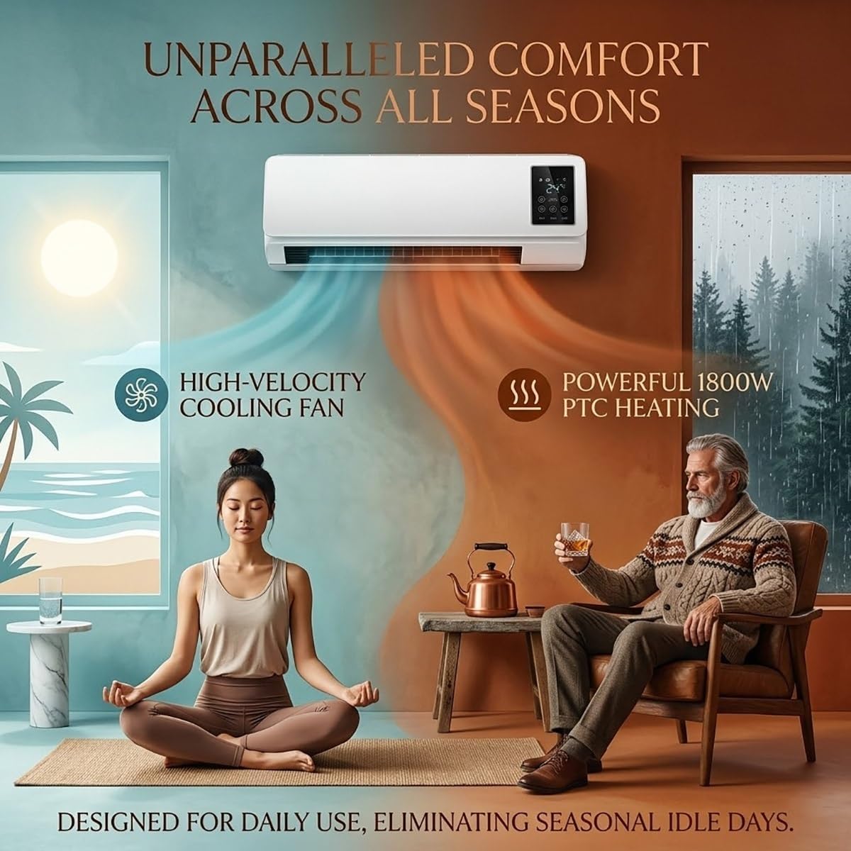 Wandgemonteerde airconditioner - Smart Bathroom Fan recensie en prijs