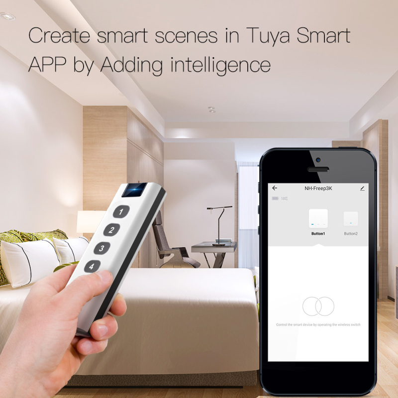 Tuya ZigBee Smart Scene Switch - Smart Home Xiaomi Hub recensie en prijs