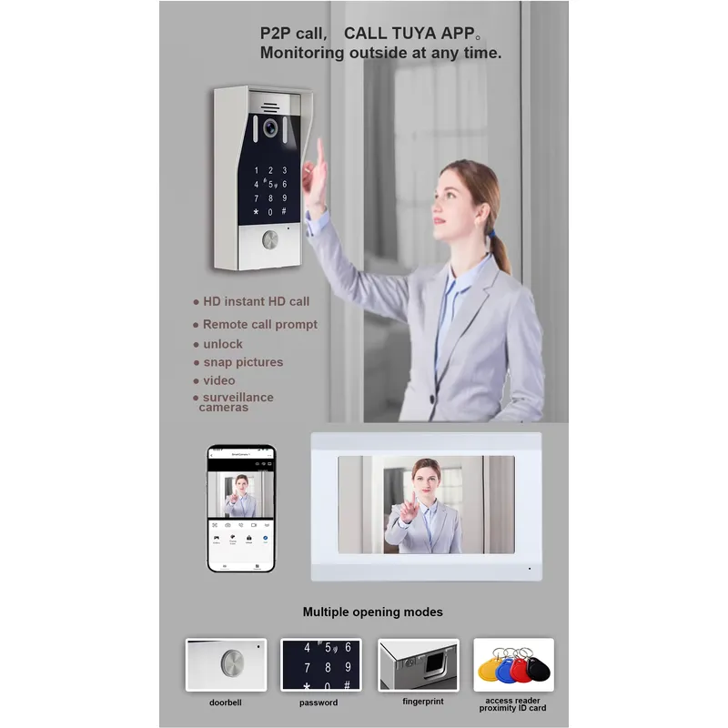 TYSH 2-draads IP Smart WiFi Vi - Smart Home Video Doorbell App recensie en prijs