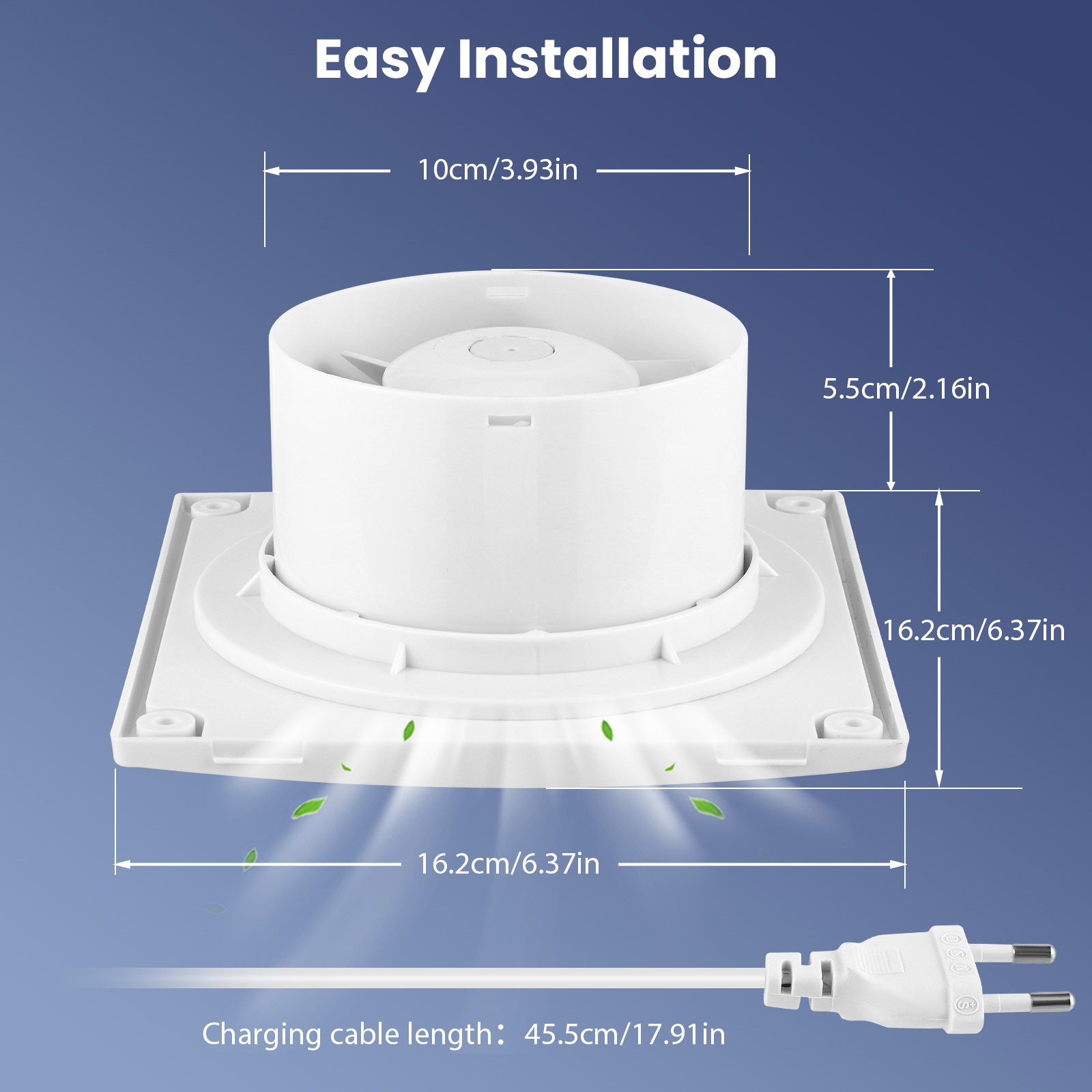 100 mm badkamerafzuigventilato - Smart Bathroom Fan recensie en prijs