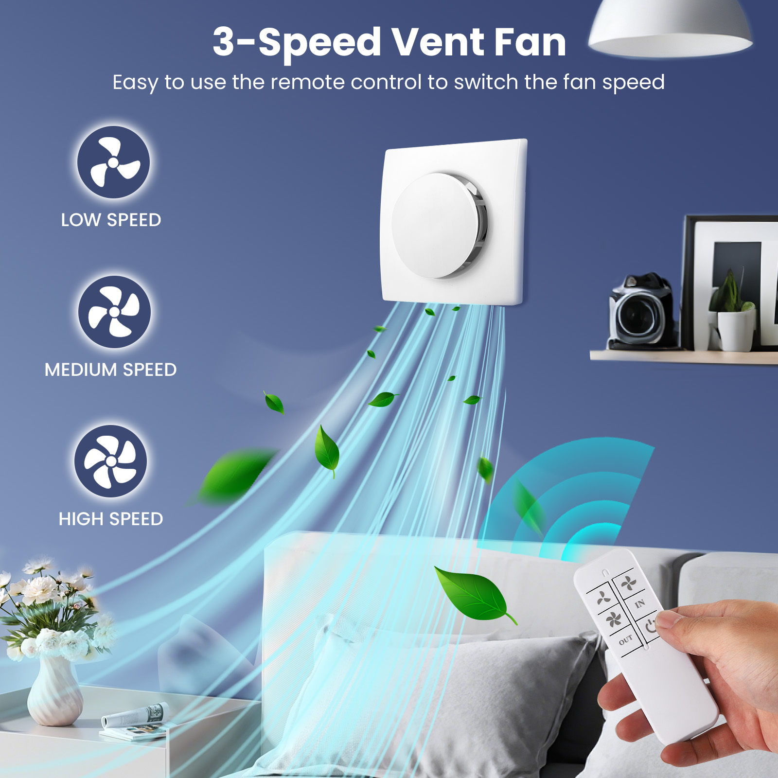 100 mm badkamerafzuigventilato - Smart Bathroom Fan recensie en prijs