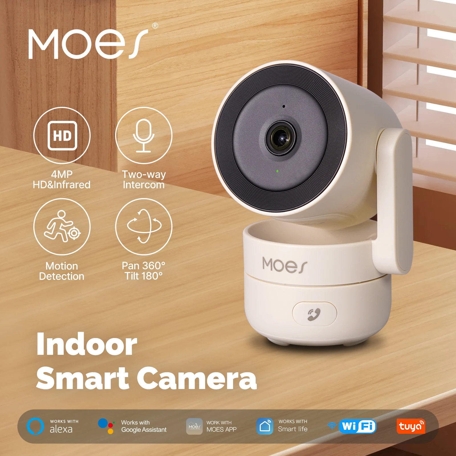MOESTuya WiFi Indoor Pan/Tilt  - Smart Home Imou recensie en prijs