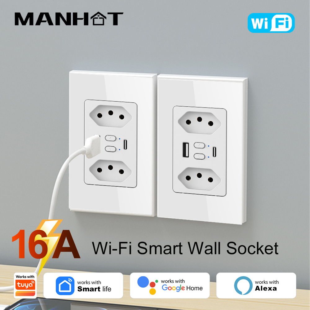 MANHOT Wifi Smart Brazil Socke - Smart Home Project recensie en prijs