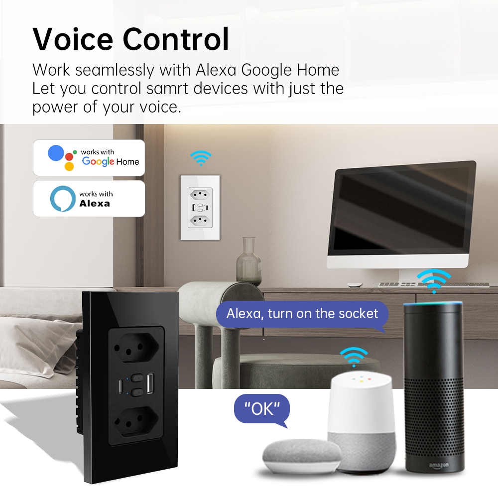 MANHOT Wifi Smart Brazil Socke - Smart Home Project recensie en prijs