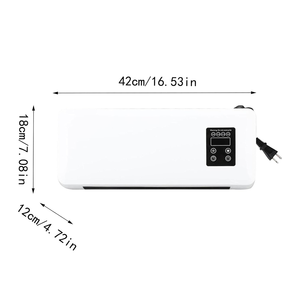 1500W elektrische wandverwarme - Smart Bathroom Fan recensie en prijs