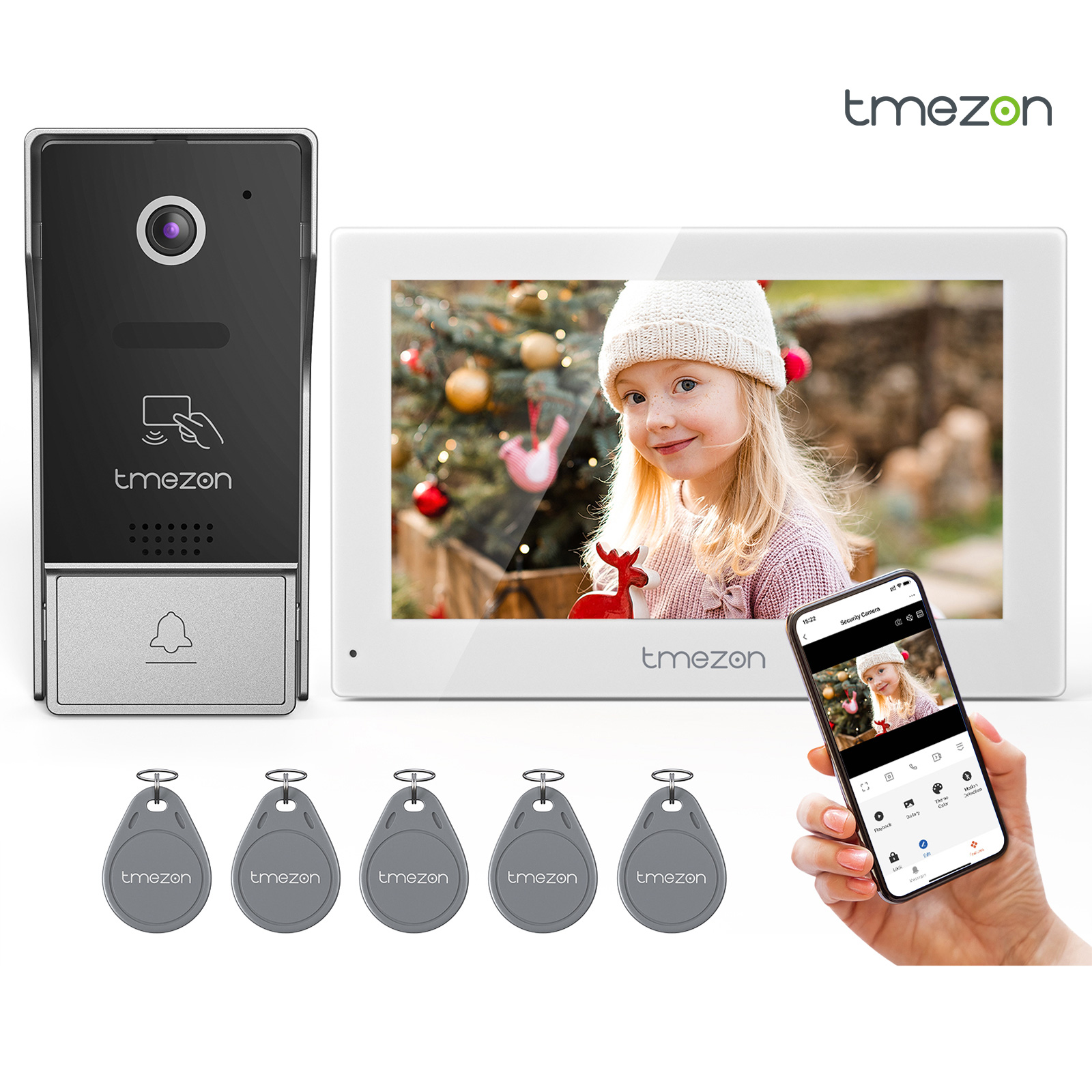 7 Inch Tuya APP 1080 P draadlo - Smart Home Video Doorbell App recensie en prijs