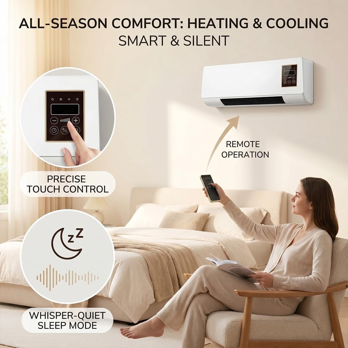 Draagbare aan de muur gemontee - Smart Bathroom Fan recensie en prijs