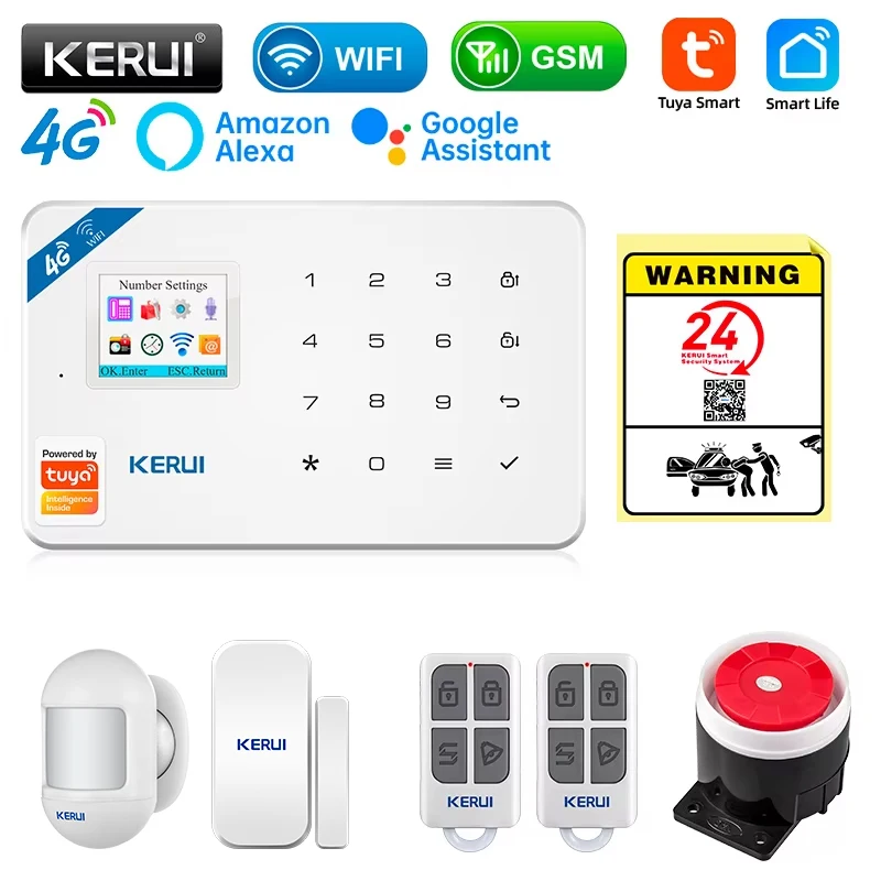 KERUI Alarmsysteem Kit W184 4G - Home Automation Kit recensie en prijs