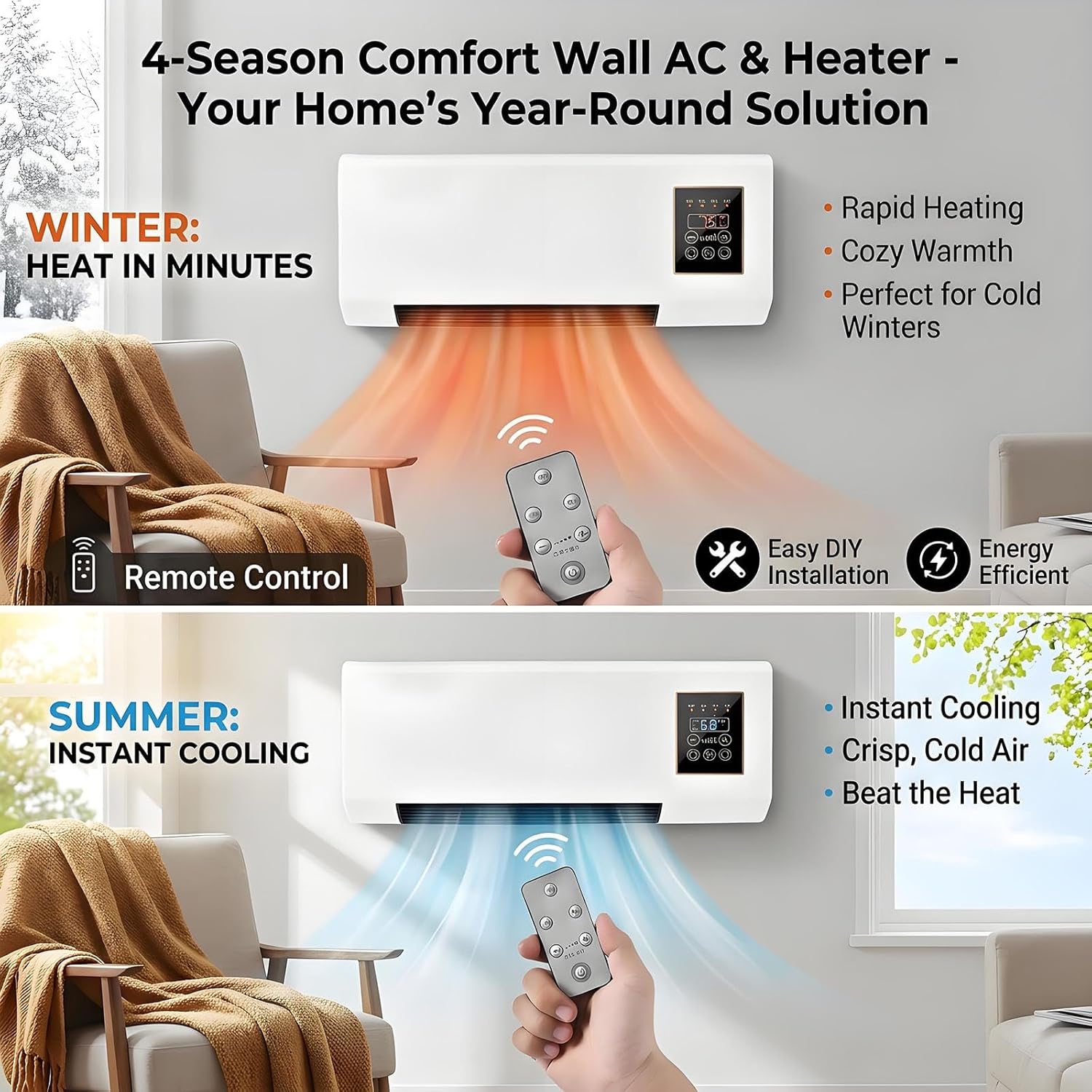 Draagbare aan de muur gemontee - Smart Bathroom Fan recensie en prijs