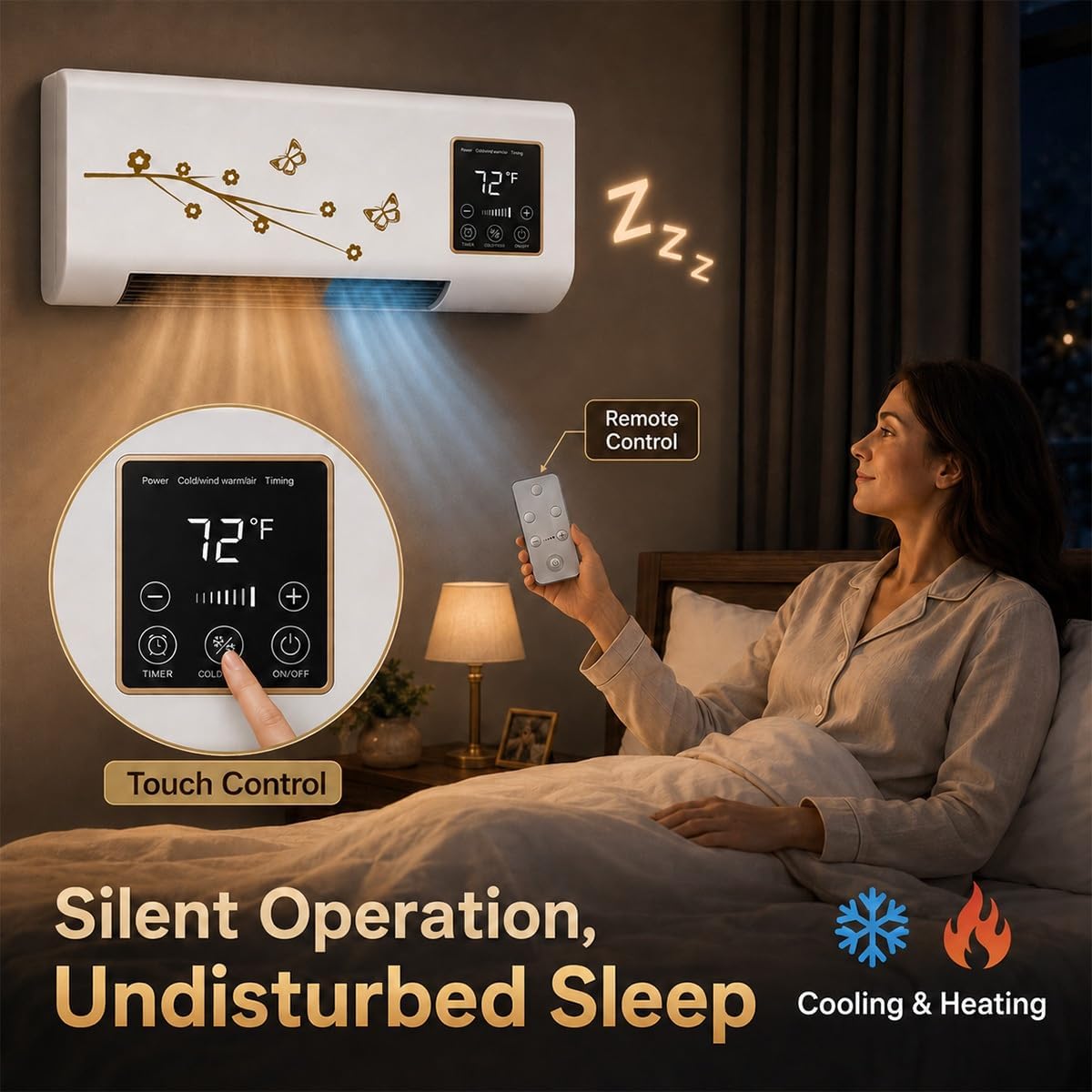 1800W Wandgemonteerde Aircondi - Smart Bathroom Fan recensie en prijs