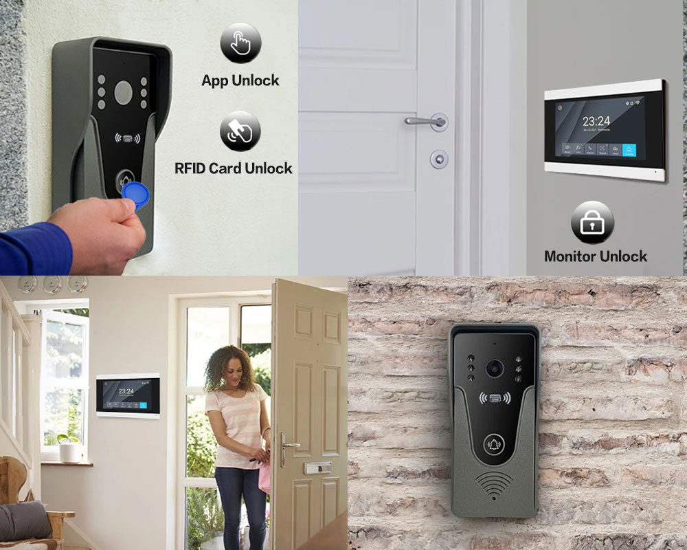 Tuya 1080P 7 inch kleurenaanra - Smart Home Video Doorbell App recensie en prijs
