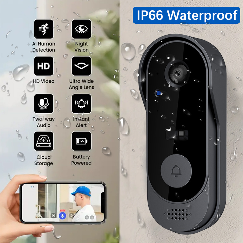 HD 1080P slimme videodeurbel m - Smart Home Video Doorbell App recensie en prijs