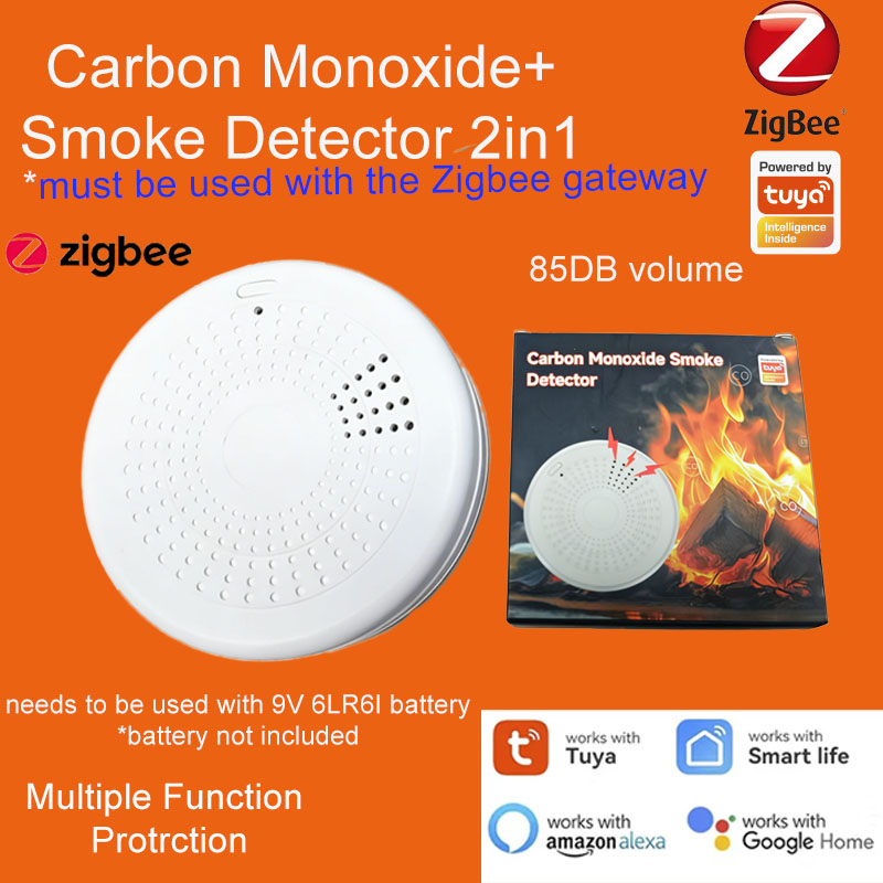 2-in-1 Zigbee rook CO-detector - Smart Home Mqtt recensie en prijs
